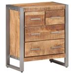 Casa si Gradina - Mobilier - Comode si corpuri - Comode - Servanta, 60x35x70 cm, lemn de mango nefinisat - Infinity.ro