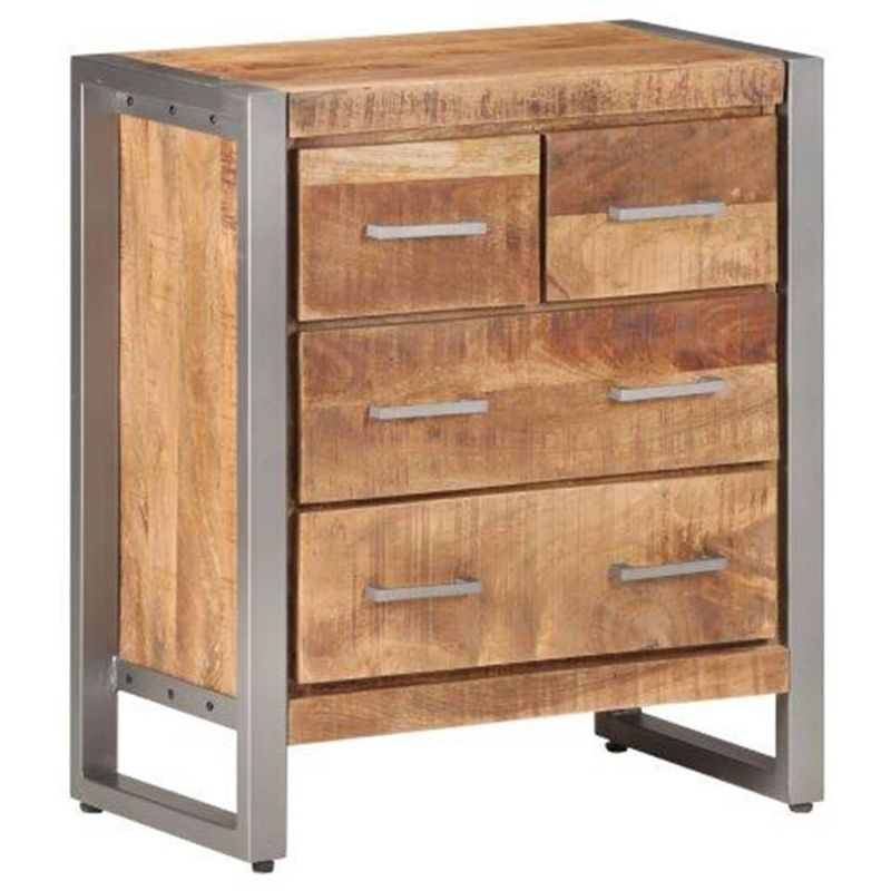 Casa si Gradina - Mobilier - Comode si corpuri - Comode - Servanta, 60x35x70 cm, lemn de mango nefinisat - Infinity.ro