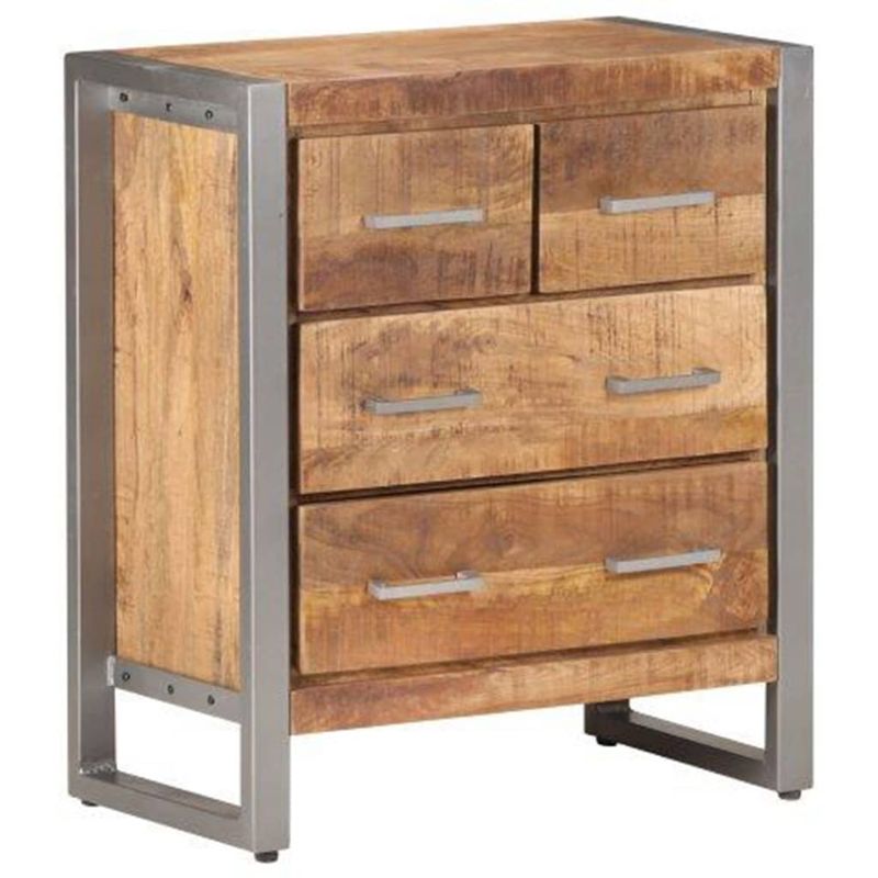 Casa si Gradina - Mobilier - Comode si corpuri - Comode - Servanta, 60x35x70 cm, lemn de mango nefinisat - Infinity.ro