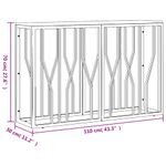 Casa si Gradina - Mobilier - Mese si birouri - Masute de cafea - Masuta de cafea, argintiu, otel inoxidabil si lemn masiv acacia - Infinity.ro