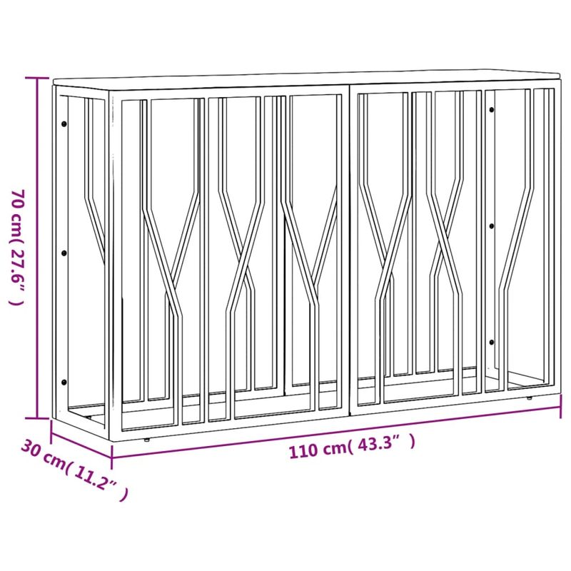 Casa si Gradina - Mobilier - Mese si birouri - Masute de cafea - Masuta de cafea, argintiu, otel inoxidabil si lemn masiv acacia - Infinity.ro