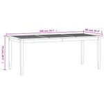 Casa si Gradina - Gradina si terasa - Mobilier exterior - Seturi mobila gradina - Set mobilier de gradina, 7 piese, lemn masiv de tec - Infinity.ro