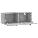 Casa si Gradina - Mobilier - Dulapuri si sifoniere - Dulapuri - Dulap de perete, gri beton, 100x36,5x35 cm, lemn prelucrat - Infinity.ro