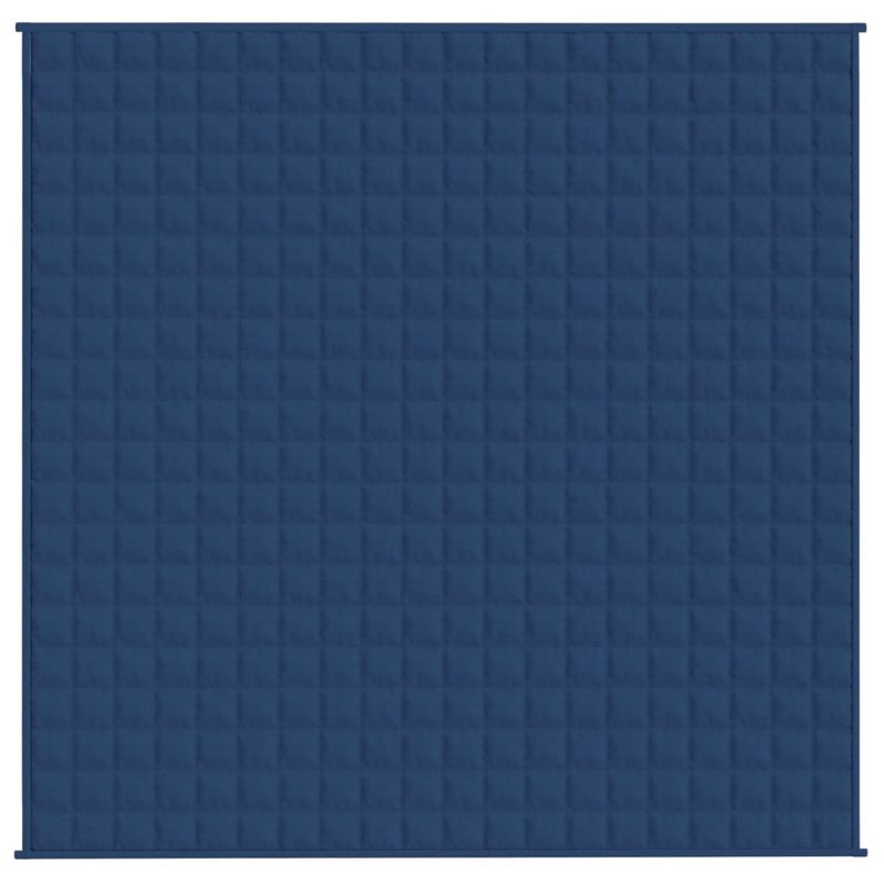 Casa si Gradina - Textile si covoare - Lenjerii de pat - Cearceafuri de pat - Patura cu greutati, albastru, 200x200 cm, 9 kg, material textil - Infinity.ro