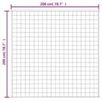 Casa si Gradina - Textile si covoare - Lenjerii de pat - Cearceafuri de pat - Patura cu greutati, albastru, 200x200 cm, 9 kg, material textil - Infinity.ro