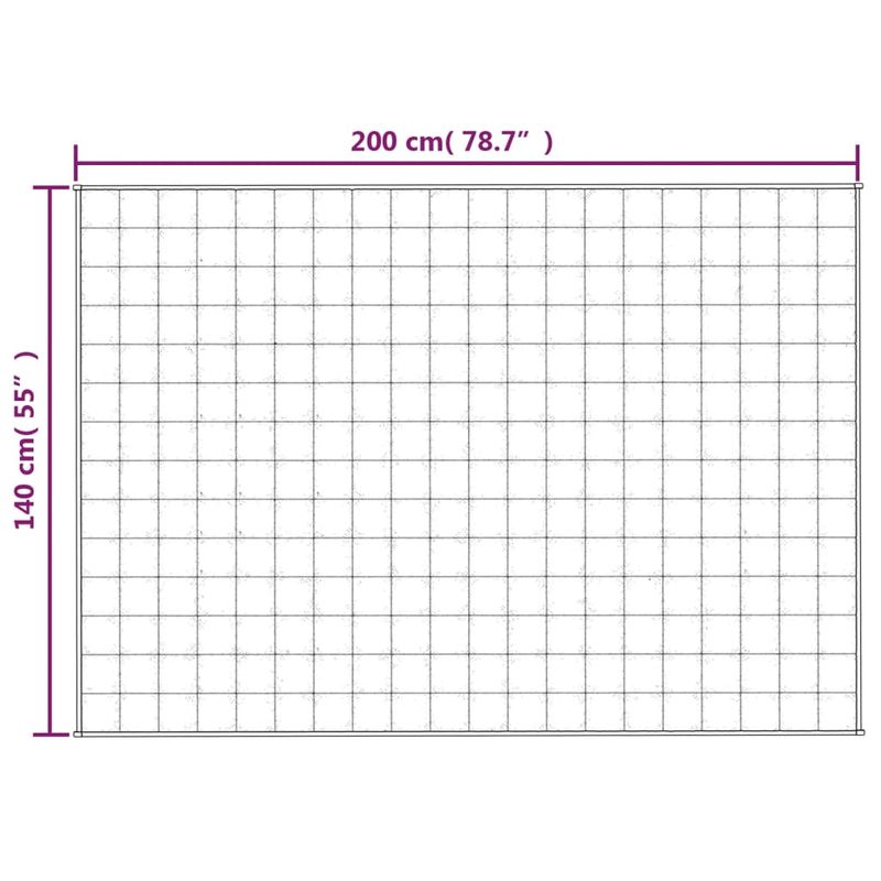 Casa si Gradina - Textile si covoare - Pături și cuverturi - Pături - Patura anti-stres, albastru, 140x200 cm, 6 kg, material textil - Infinity.ro