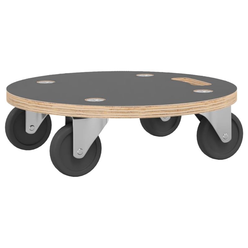 Casa si Gradina - Mobilier - Feronerie si accesorii mobila - Sasiu rulant, 2 buc., Ø38x11,5 cm, rotund - Infinity.ro