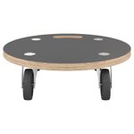 Casa si Gradina - Mobilier - Feronerie si accesorii mobila - Sasiu rulant, 2 buc., Ø38x11,5 cm, rotund - Infinity.ro