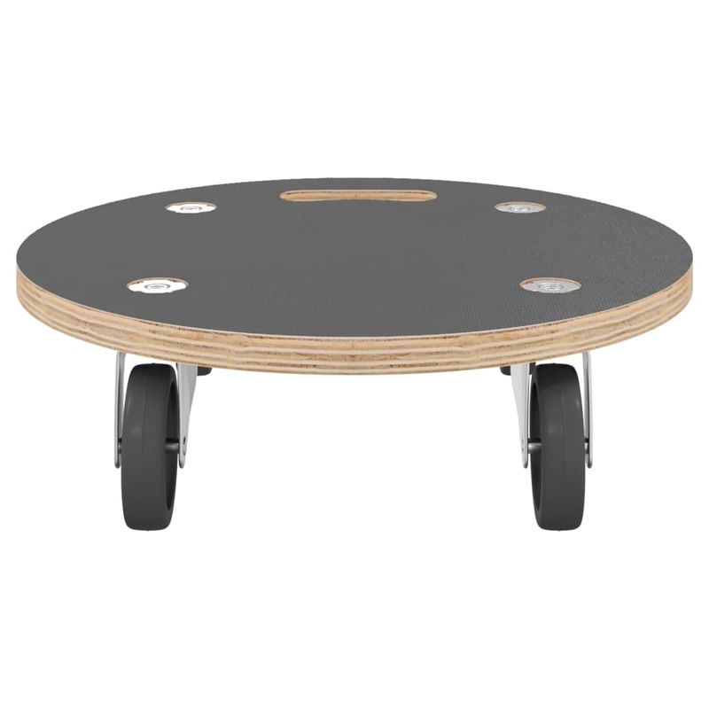 Casa si Gradina - Mobilier - Feronerie si accesorii mobila - Sasiu rulant, 2 buc., Ø38x11,5 cm, rotund - Infinity.ro