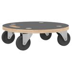Casa si Gradina - Mobilier - Feronerie si accesorii mobila - Sasiu rulant, 2 buc., Ø38x11,5 cm, rotund - Infinity.ro