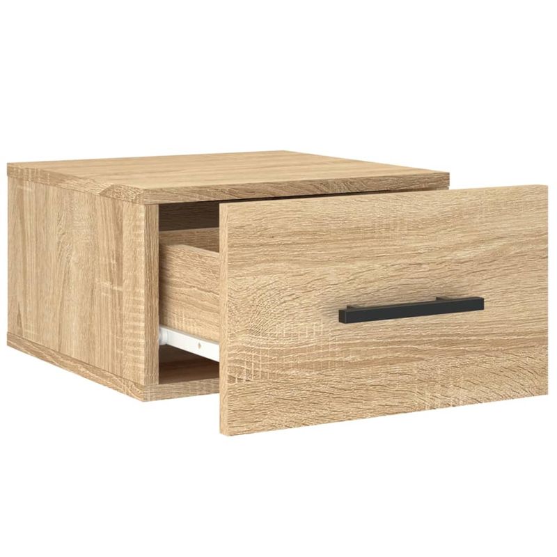 Casa si Gradina - Mobilier - Comode si corpuri - Noptiere - Noptiere de perete, 2 buc., stejar sonoma, 35x35x20 cm - Infinity.ro