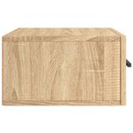 Casa si Gradina - Mobilier - Comode si corpuri - Noptiere - Noptiere de perete, 2 buc., stejar sonoma, 35x35x20 cm - Infinity.ro