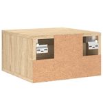 Casa si Gradina - Mobilier - Comode si corpuri - Noptiere - Noptiere de perete, 2 buc., stejar sonoma, 35x35x20 cm - Infinity.ro