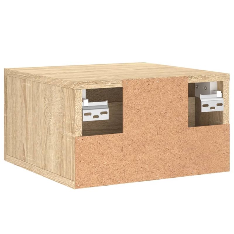 Casa si Gradina - Mobilier - Comode si corpuri - Noptiere - Noptiere de perete, 2 buc., stejar sonoma, 35x35x20 cm - Infinity.ro