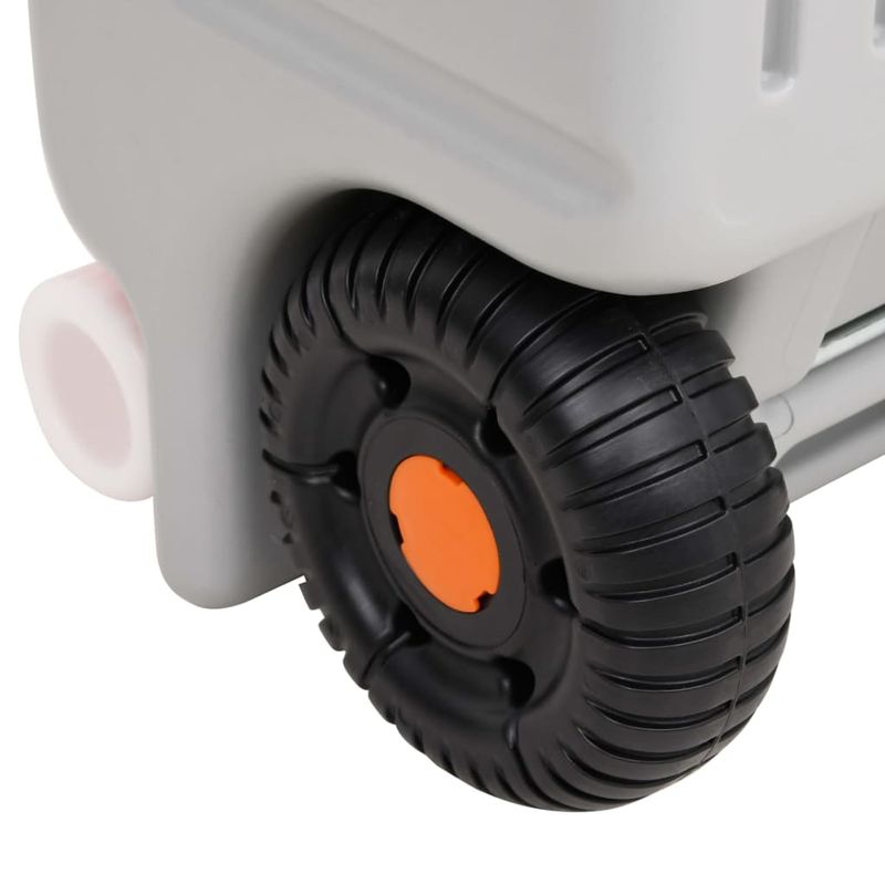 Sport si Outdoor - Camping - Accesorii camping si drumetii - Rezervor de apa cu roti pentru camping, gri, 75 L - Infinity.ro