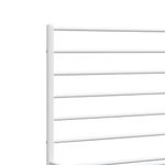Casa si Gradina - Mobilier - Paturi si accesorii - Paturi - Cadru de pat metalic cu tablie, alb, 140x200 cm - Infinity.ro