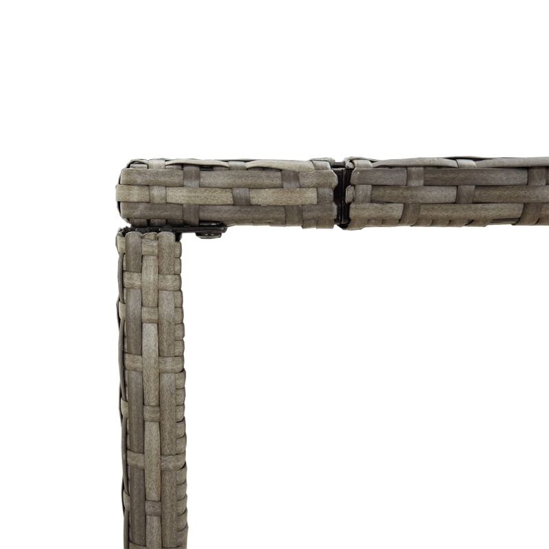 Casa si Gradina - Gradina si terasa - Mobilier exterior - Seturi mobila gradina - Set mobilier bar de gradina, cu perne, 9 piese, gri, poliratan - Infinity.ro