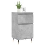 Casa si Gradina - Mobilier - Comode si corpuri - Comode - Servanta, gri beton, 40x35x70 cm, lemn prelucrat - Infinity.ro
