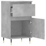 Casa si Gradina - Mobilier - Comode si corpuri - Comode - Servanta, gri beton, 40x35x70 cm, lemn prelucrat - Infinity.ro