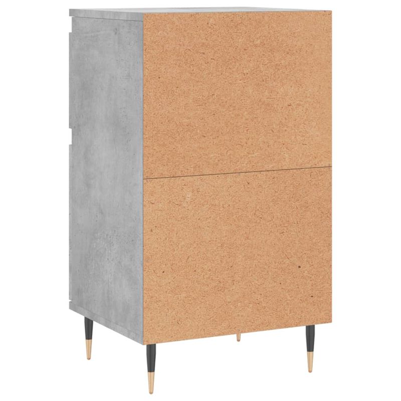 Casa si Gradina - Mobilier - Comode si corpuri - Comode - Servanta, gri beton, 40x35x70 cm, lemn prelucrat - Infinity.ro