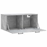 Casa si Gradina - Mobilier - Dulapuri si sifoniere - Dulapuri - Dulap de perete, gri beton, 80x36,5x35 cm, lemn compozit - Infinity.ro