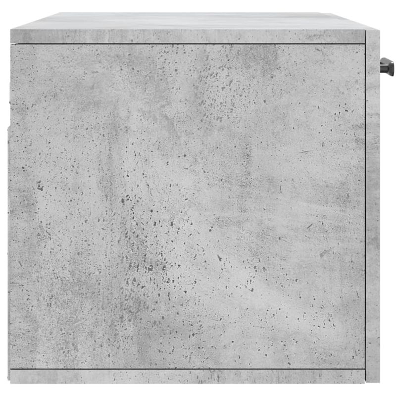 Casa si Gradina - Mobilier - Dulapuri si sifoniere - Dulapuri - Dulap de perete, gri beton, 80x36,5x35 cm, lemn compozit - Infinity.ro