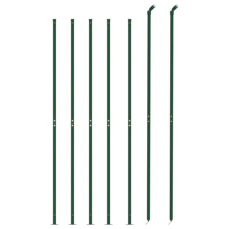 Casa si Gradina - Gradina si terasa - Garduri, panouri si accesorii - Gard plasa de sarma cu bordura, verde, 1,4x10 m - Infinity.ro