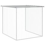 Petshop - Accesorii petshop - Culcusuri si custi - Custi interior si exterior - Cotet pui cu acoperis gri deschis 1003x98x90 cm otel galvanizat - Infinity.ro