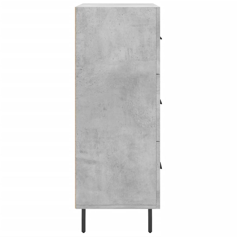 Casa si Gradina - Mobilier - Comode si corpuri - Comode - Servanta, gri beton, 69,5x34x90 cm, lemn compozit - Infinity.ro