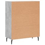 Casa si Gradina - Mobilier - Comode si corpuri - Comode - Servanta, gri beton, 69,5x34x90 cm, lemn compozit - Infinity.ro