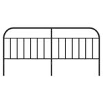 Casa si Gradina - Mobilier - Paturi si accesorii - Accesorii paturi - Tablie de pat metalica, negru, 200 cm - Infinity.ro