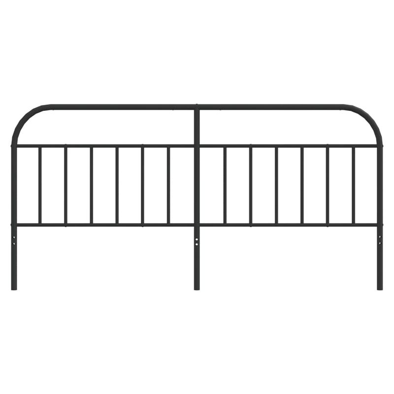 Casa si Gradina - Mobilier - Paturi si accesorii - Accesorii paturi - Tablie de pat metalica, negru, 200 cm - Infinity.ro