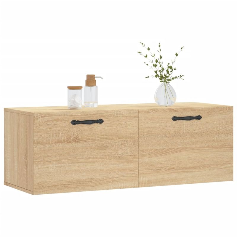 Casa si Gradina - Mobilier - Dulapuri si sifoniere - Dulapuri - Dulap de perete, stejar sonoma, 100x36,5x35 cm, lemn prelucrat - Infinity.ro