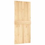 Casa si Gradina/Constructii/Usi interior, exterior si garaj/Usi interior - Usa glisanta cu set feronerie, 90x210 cm, lemn masiv de pin - Infinity.ro