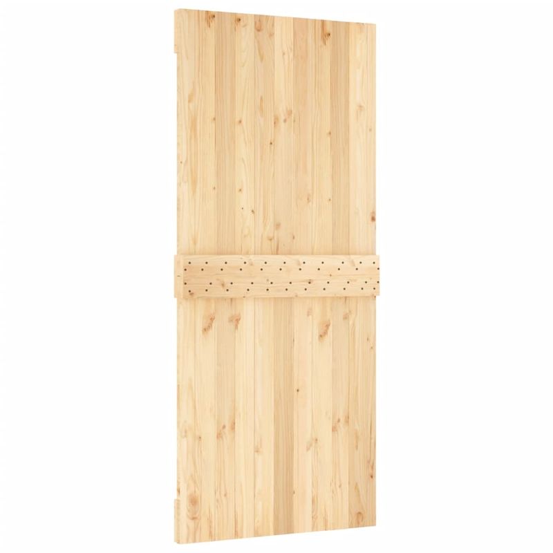 Casa si Gradina/Constructii/Usi interior, exterior si garaj/Usi interior - Usa glisanta cu set feronerie, 90x210 cm, lemn masiv de pin - Infinity.ro