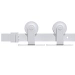 Casa si Gradina/Constructii/Usi interior, exterior si garaj/Usi interior - Usa glisanta cu set feronerie, 90x210 cm, lemn masiv de pin - Infinity.ro