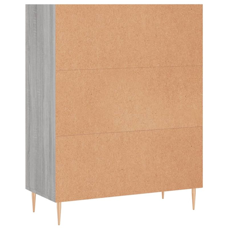 Casa si Gradina - Mobilier - Biblioteci si rafturi - Biblioteci - Biblioteca, sonoma gri, 69,5x32,5x90 cm, lemn compozit - Infinity.ro