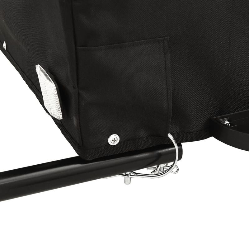 Sport si Outdoor - Ciclism - Accesorii pentru biciclete - Remorci biciclete - Remorca pentru biciclete, negru și rosu, 30 kg, fier, mărime 120x54x44 cm - Infinity.ro
