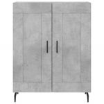 Casa si Gradina - Mobilier - Comode si corpuri - Corpuri bucatarie - Dulap inalt, gri beton, 69,5x34x180, lemn compozit - Infinity.ro