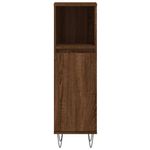 Casa si Gradina - Mobilier - Mobilier baie - Corpuri baie - Dulap de baie, stejar maro, 30x30x100 cm, lemn prelucrat - Infinity.ro