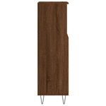 Casa si Gradina - Mobilier - Mobilier baie - Corpuri baie - Dulap de baie, stejar maro, 30x30x100 cm, lemn prelucrat - Infinity.ro