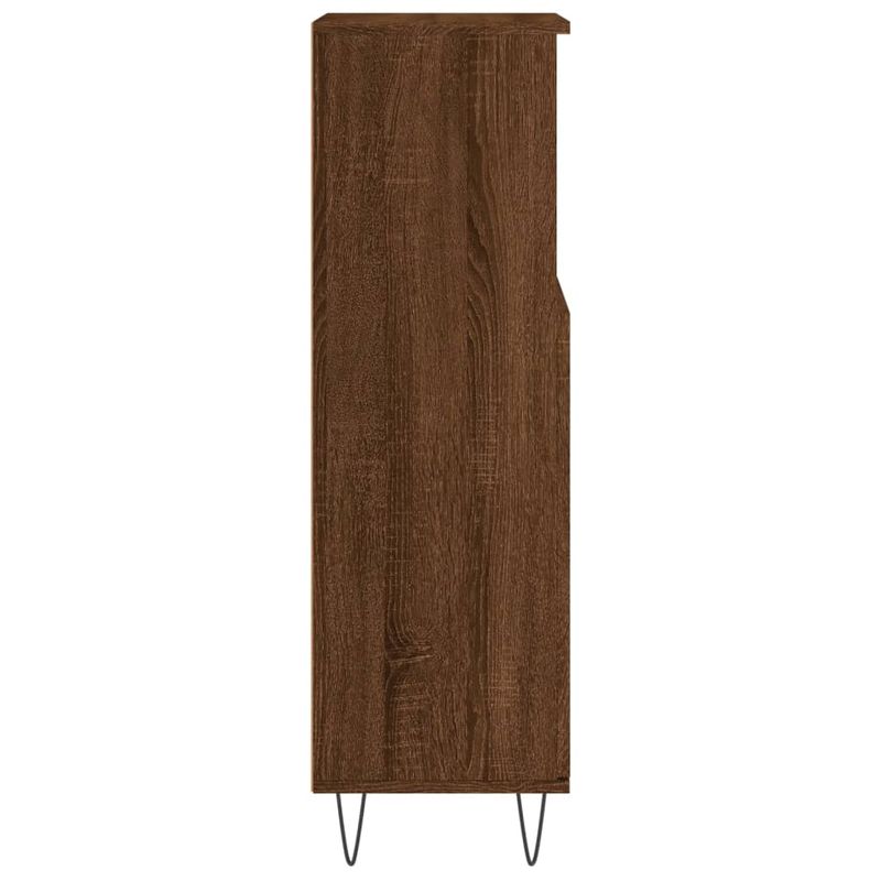 Casa si Gradina - Mobilier - Mobilier baie - Corpuri baie - Dulap de baie, stejar maro, 30x30x100 cm, lemn prelucrat - Infinity.ro