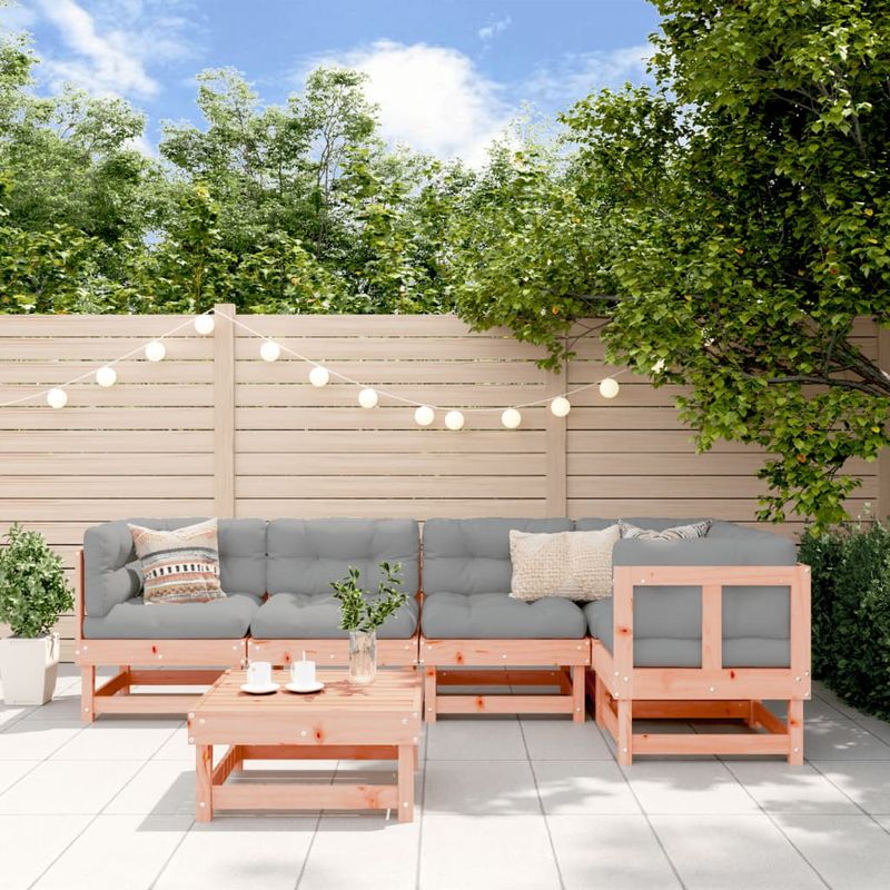 Casa si Gradina - Gradina si terasa - Mobilier exterior - Seturi mobila gradina - Set mobilier relaxare gradina, 6 piese, lemn masiv Douglas - Infinity.ro