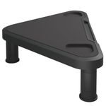 Casa si Gradina - Mobilier - Comode si corpuri - Comode - Suport de colt pentru monitor, negru, 49x28x10,5 cm - Infinity.ro