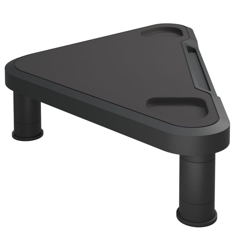 Casa si Gradina - Mobilier - Comode si corpuri - Comode - Suport de colt pentru monitor, negru, 49x28x10,5 cm - Infinity.ro