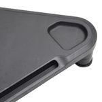 Casa si Gradina - Mobilier - Comode si corpuri - Comode - Suport de colt pentru monitor, negru, 49x28x10,5 cm - Infinity.ro