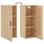 Casa si Gradina - Mobilier - Comode si corpuri - Comode - Dulap de perete, stejar sonoma, 34,5x34x90 cm, lemn prelucrat - Infinity.ro