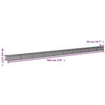 Casa si Gradina - Gradinarit si plante - Plante si ghivece - Ghivece si suporturi - Strat inaltat de gradina, 960x50x36 cm, otel corten - Infinity.ro