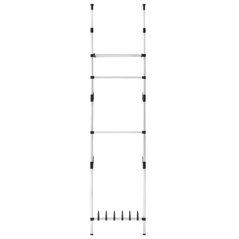 Casa si Gradina - Mobilier - Dulapuri si sifoniere - Sifoniere - Sistem sifonier telescopic, cu bare si raft, aluminiu - Infinity.ro