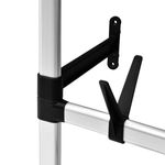 Casa si Gradina - Mobilier - Dulapuri si sifoniere - Sifoniere - Sistem sifonier telescopic, cu bare si raft, aluminiu - Infinity.ro